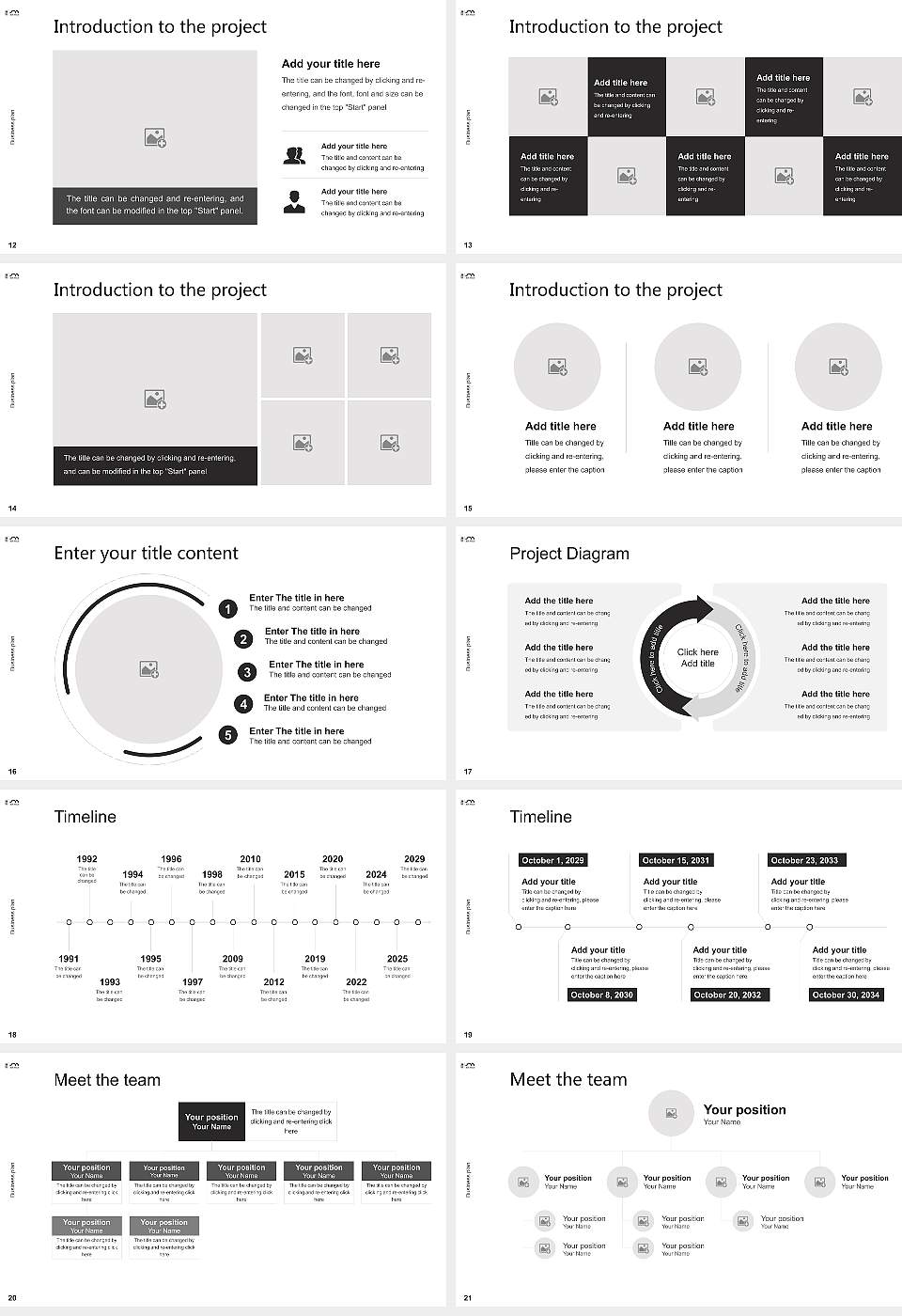 Jean Moulin University Lyon 3 Competition/Entrepreneurship Contest PPT Template16:9 ratio PPT effect preview image3