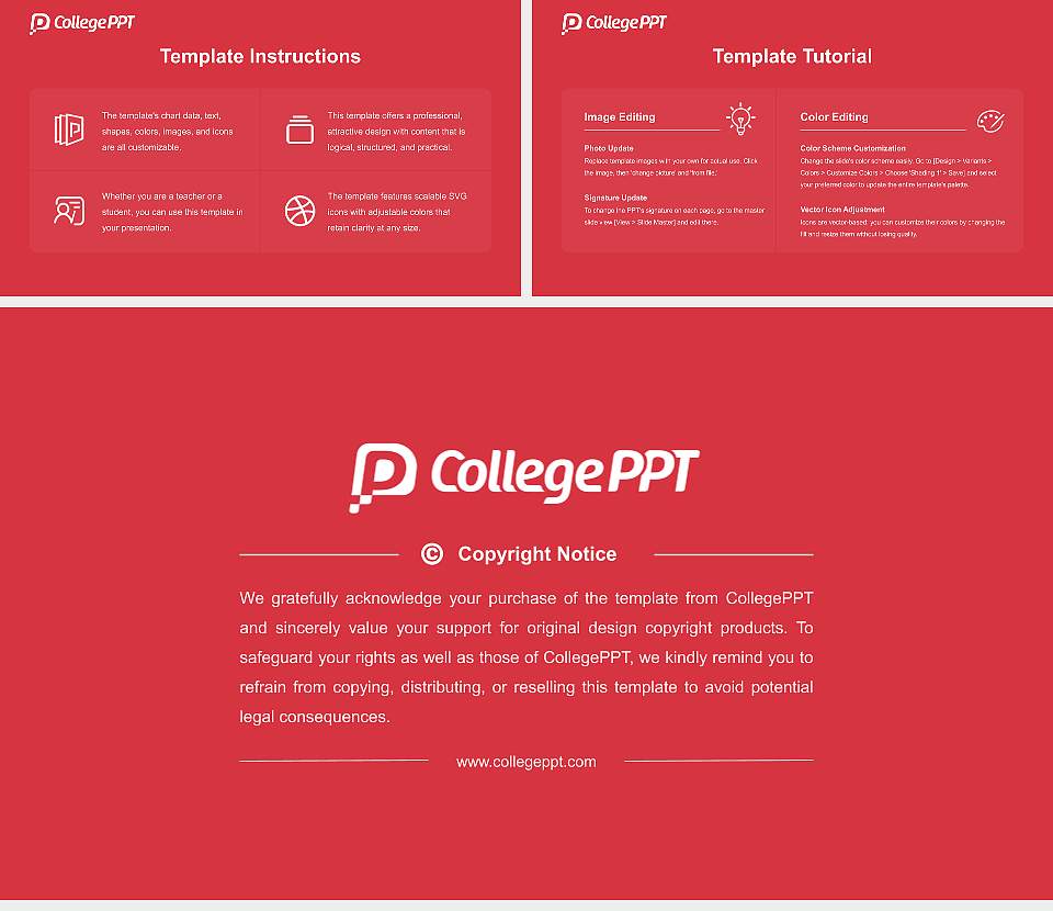 Panthéon-Assas University Course/Courseware Creation PPT Template16:9 ratio PPT effect preview image5