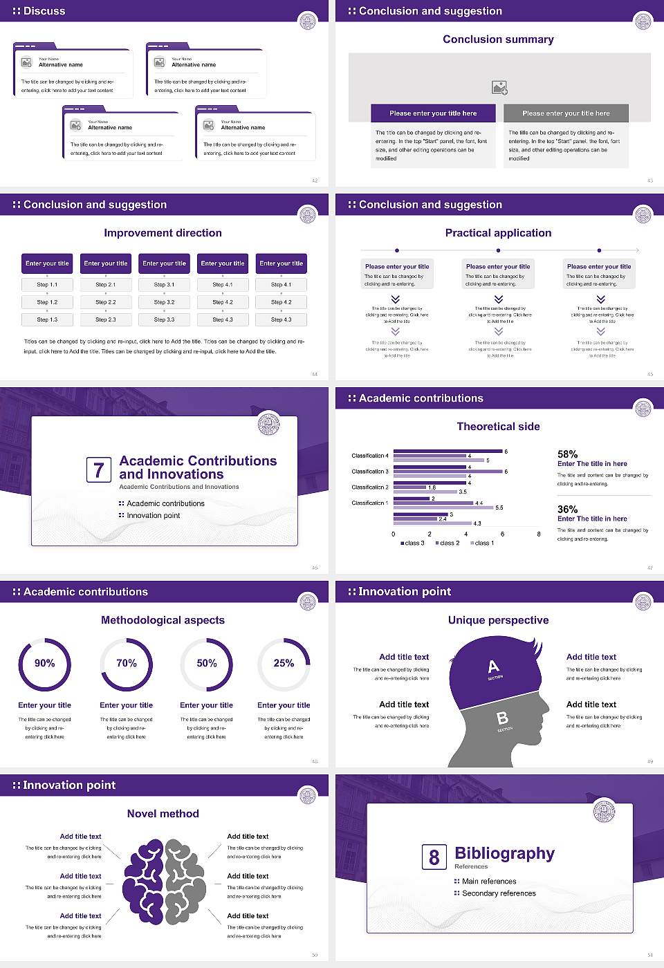 Catholic University of Paris Graduation Thesis Defense PPT Template16:9 ratio PPT effect preview image6