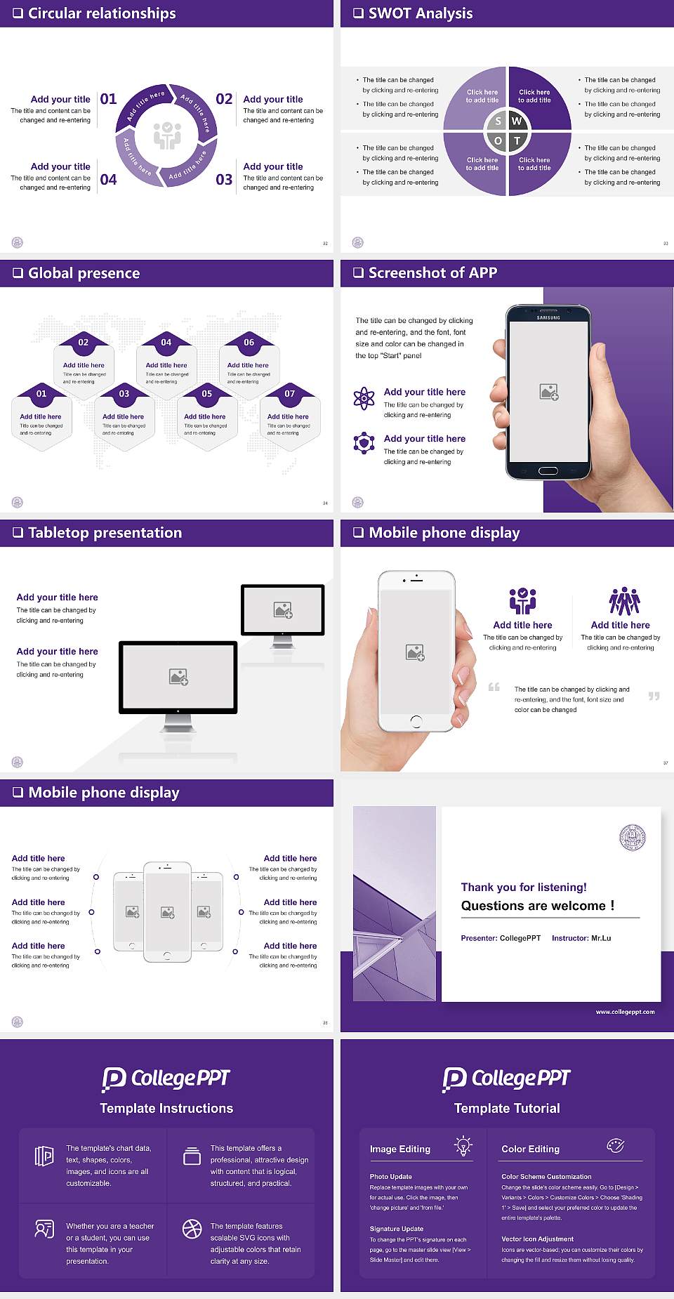 Catholic University of Paris General PPT Template4:3 ratio PPT effect preview image5