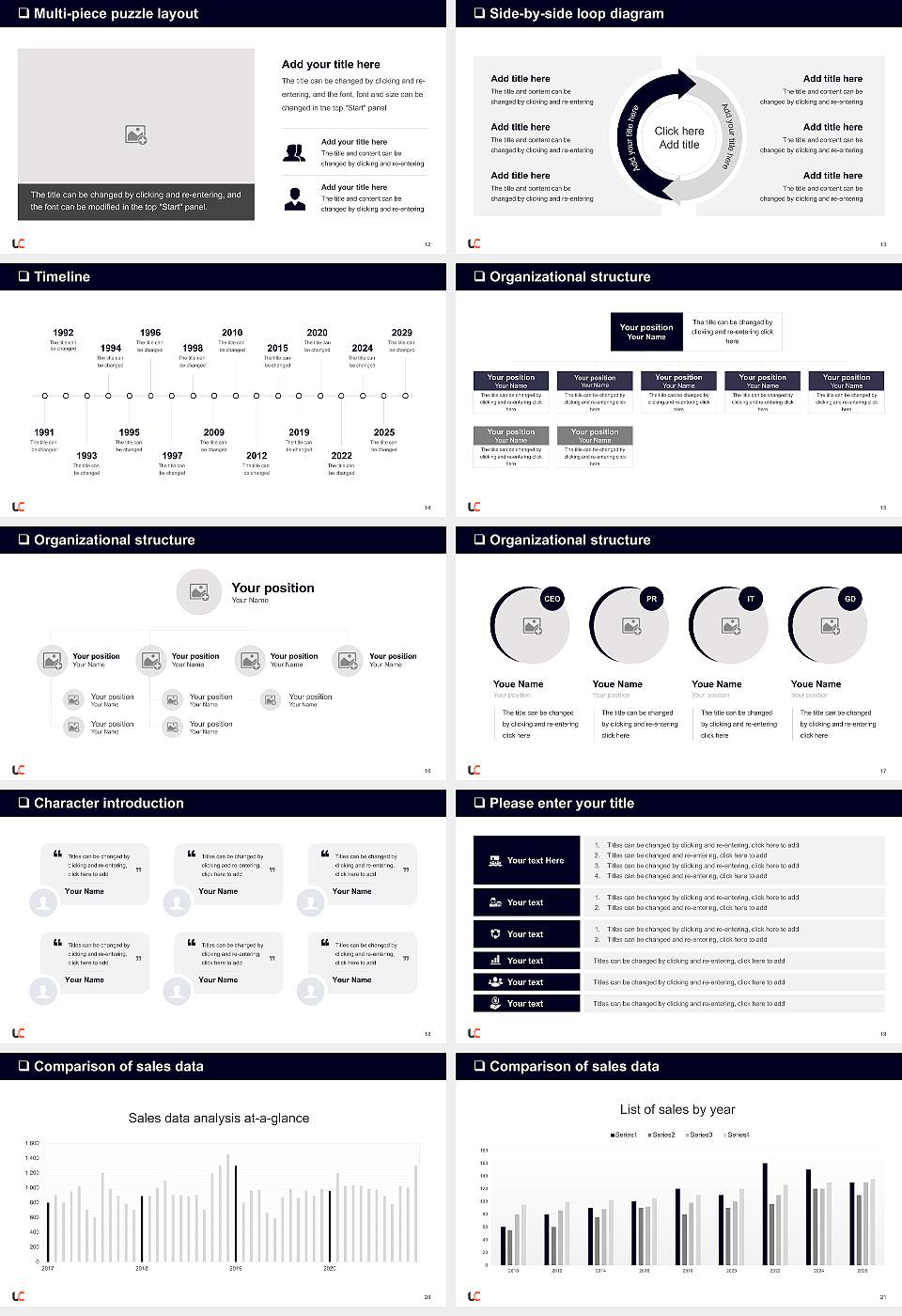 Champollion National University Institute General PPT Template16:9 ratio PPT effect preview image3
