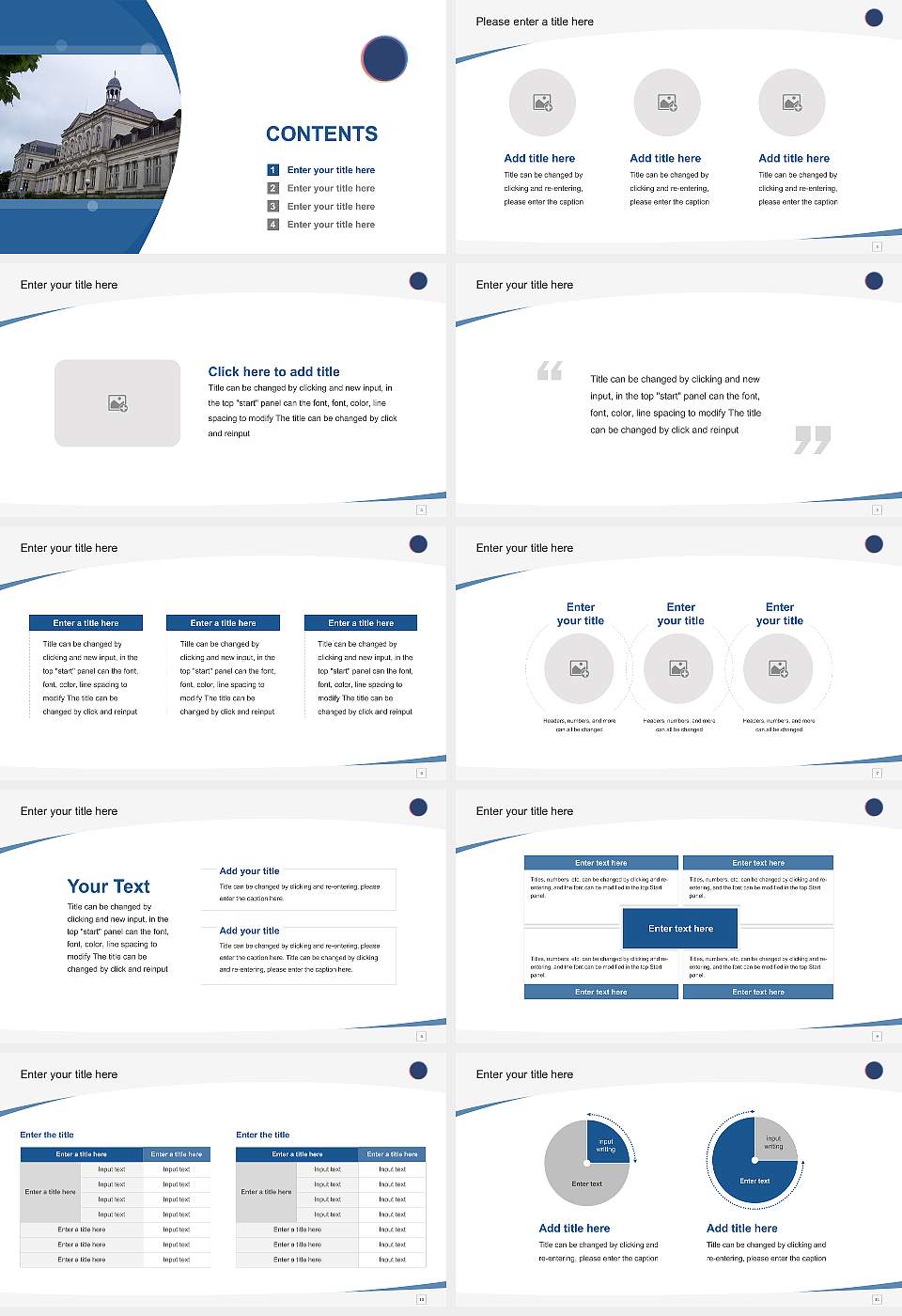Catholic University of the West Course/Courseware Creation PPT Template16:9 ratio PPT effect preview image2