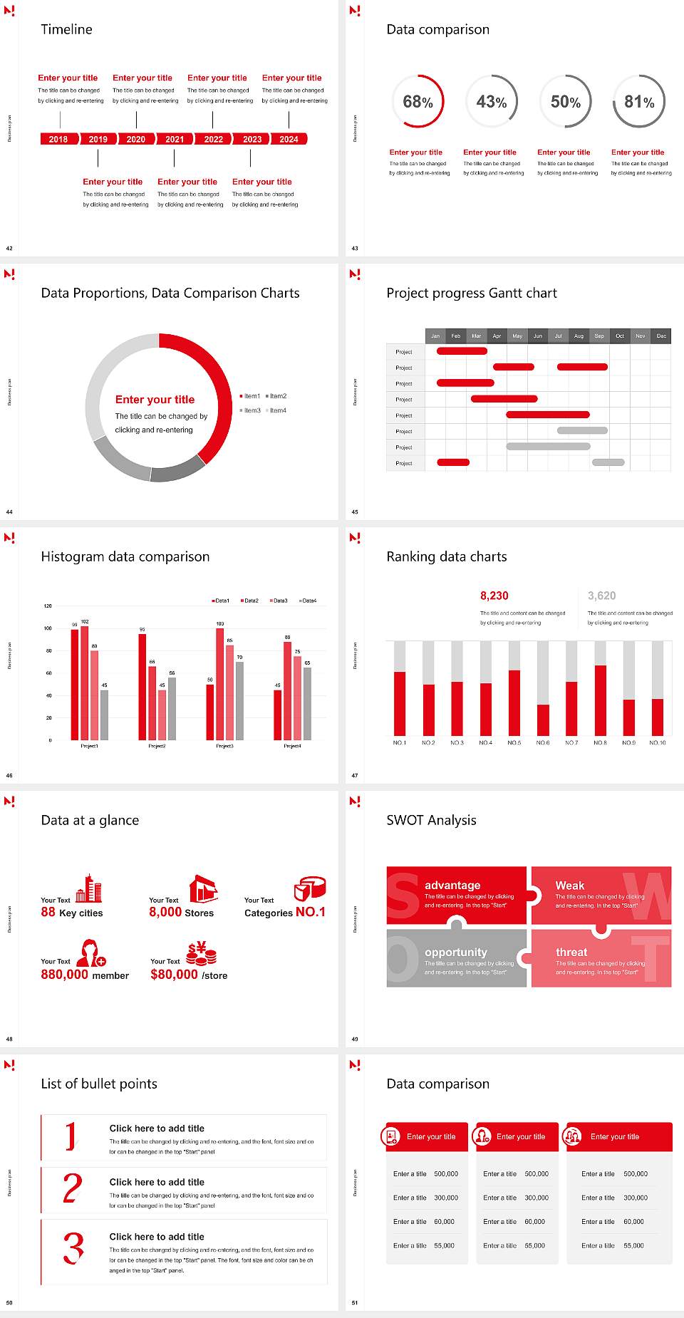 Paris Nanterre University Competition/Entrepreneurship Contest PPT Template4:3 ratio PPT effect preview image6