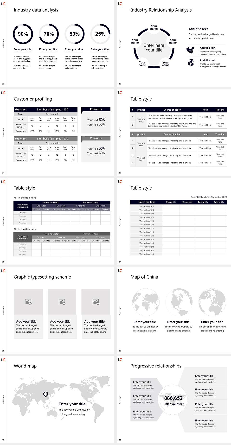 Champollion National University Institute Competition/Entrepreneurship Contest PPT Template4:3 ratio PPT effect preview image5