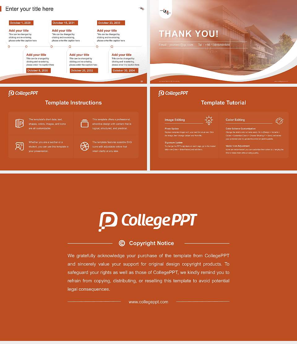 Le Havre Normandy University Lecture Sharing and Networking Event PPT Template16:9 ratio PPT effect preview image4