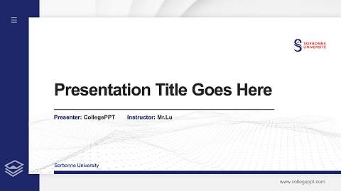 Sorbonne University Thesis Proposal/Graduation Defense PPT Template