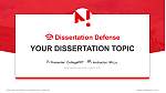 巴黎楠泰尔大学论文答辩PPT模板