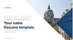 Panthéon-Sorbonne University Resume PPT Template