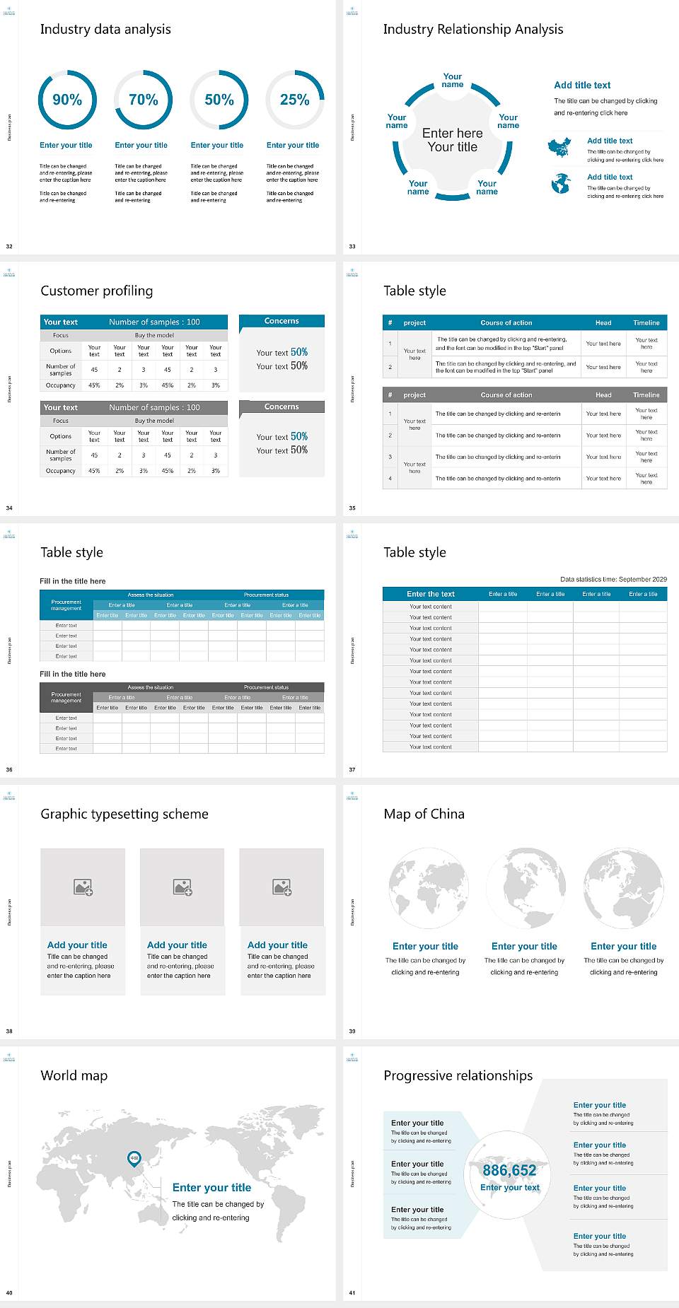 Côte d’Azur University Competition/Entrepreneurship Contest PPT Template4:3 ratio PPT effect preview image5