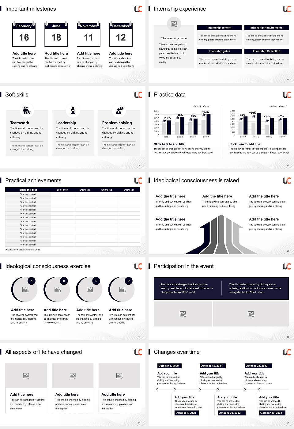 Champollion National University Institute National Scholarship Defense PPT Template16:9 ratio PPT effect preview image3