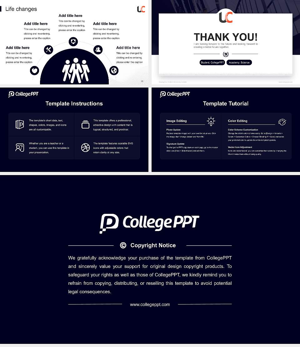Champollion National University Institute National Scholarship Defense PPT Template16:9 ratio PPT effect preview image4