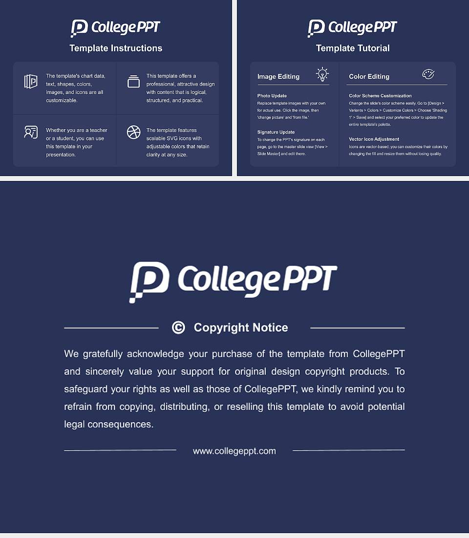 Sorbonne Paris North University – Bobigny campus Course/Courseware Creation PPT Template4:3 ratio PPT effect preview image5