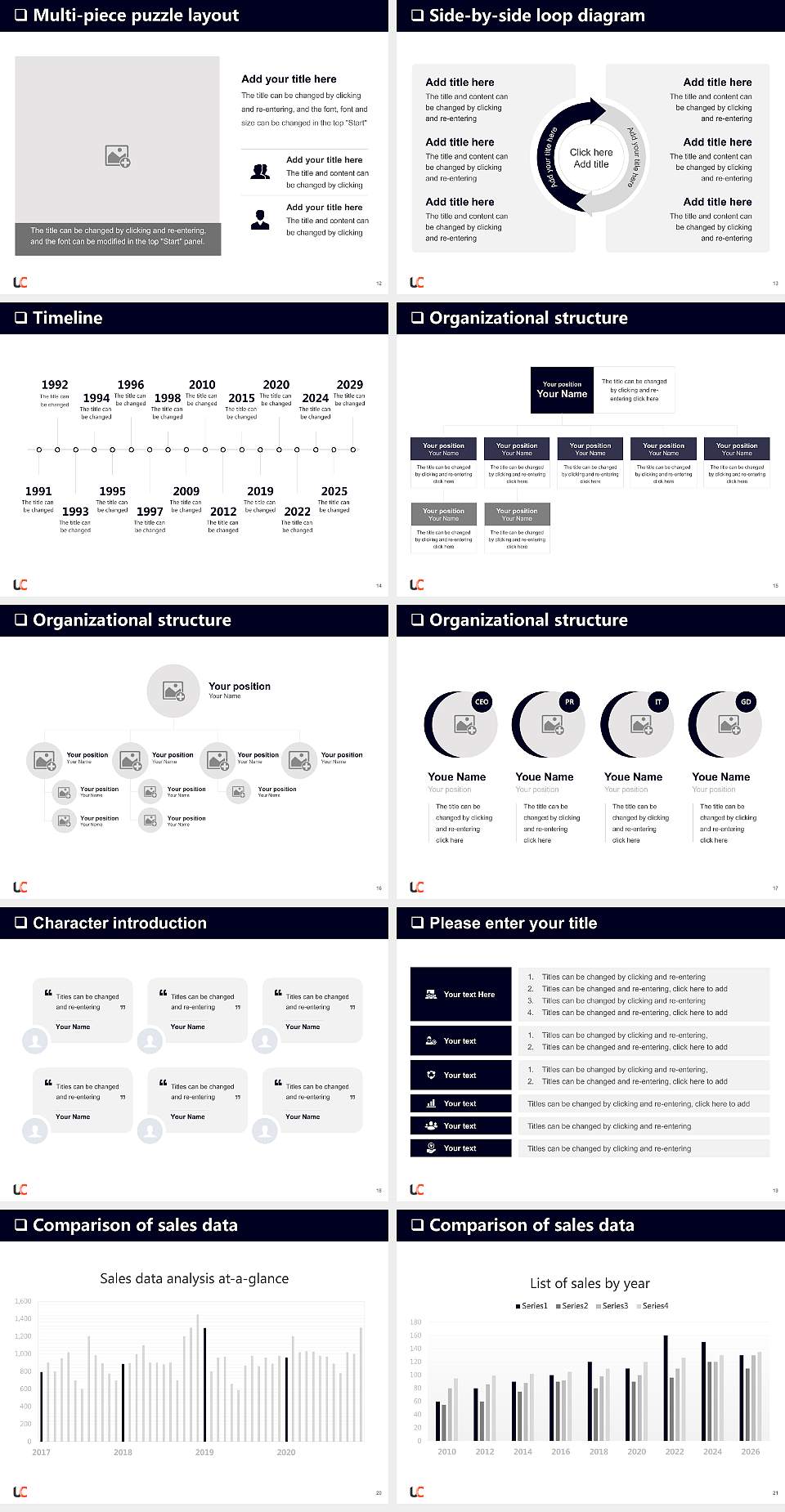 Champollion National University Institute General PPT Template4:3 ratio PPT effect preview image3