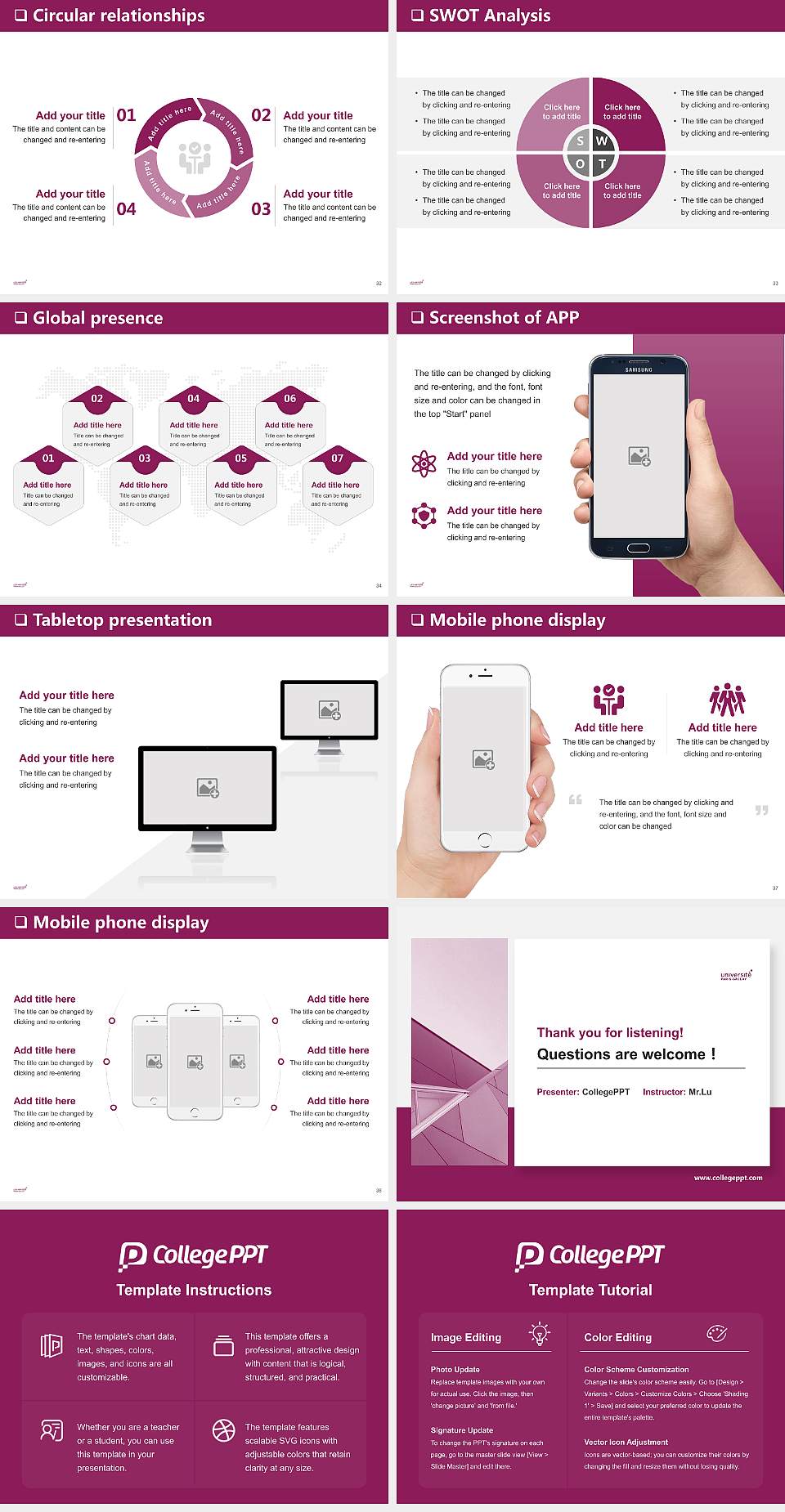 Paris-Saclay University – Sceaux campus General PPT Template4:3 ratio PPT effect preview image5