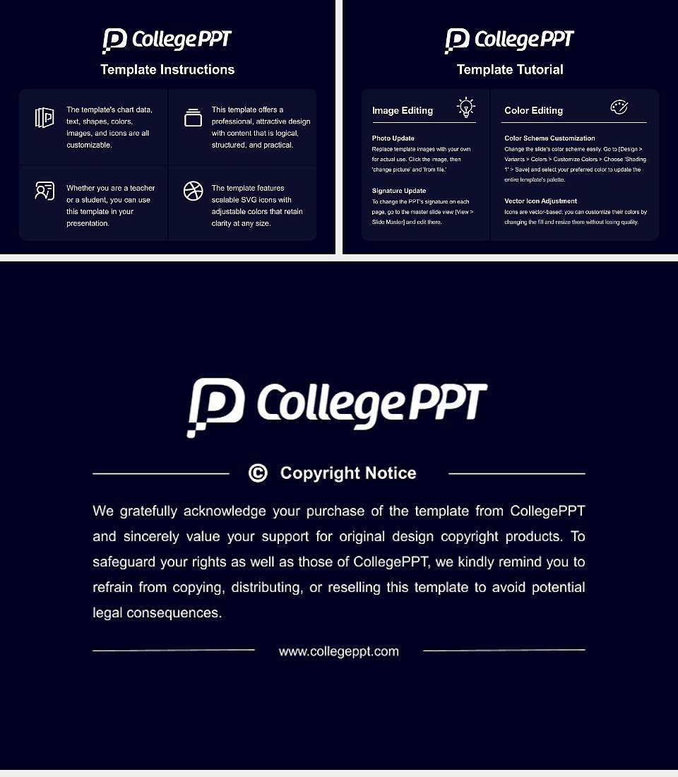 Champollion National University Institute Academic Presentation/Research Findings Report PPT Template4:3 ratio PPT effect preview image5