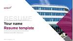 Paris-Saclay University – Bicêtre campus CV PPT-sjabloon