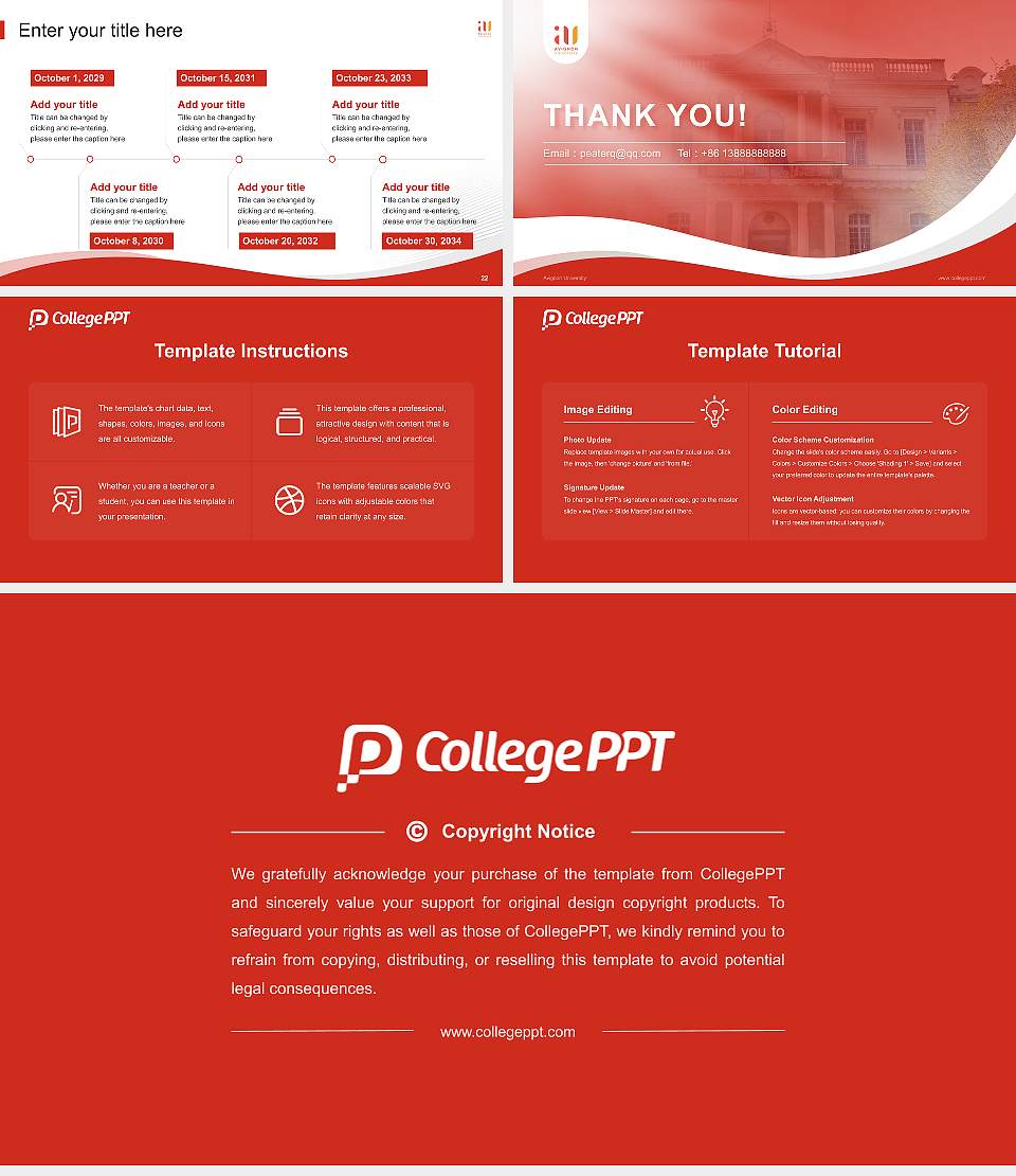 Avignon University Lecture Sharing and Networking Event PPT Template16:9 ratio PPT effect preview image4