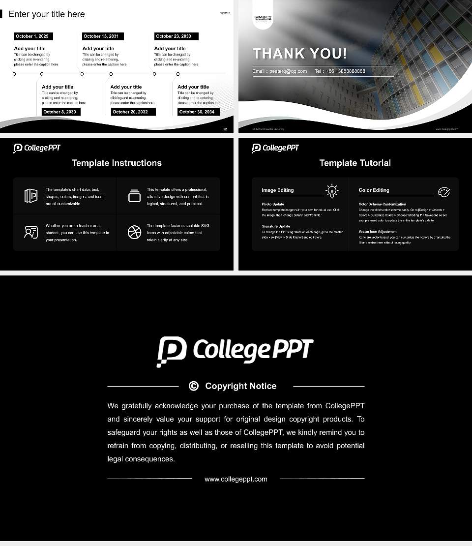 Sorbonne Nouvelle University Lecture Sharing and Networking Event PPT Template16:9 ratio PPT effect preview image4