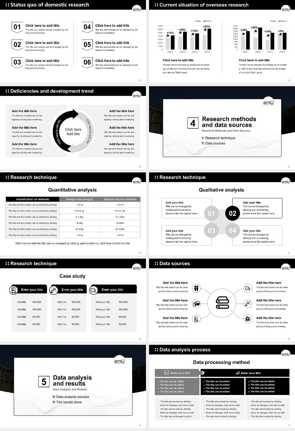 Aix-Marseille University Graduation Thesis Defense PPT Template16:9 ratio PPT effect preview image4