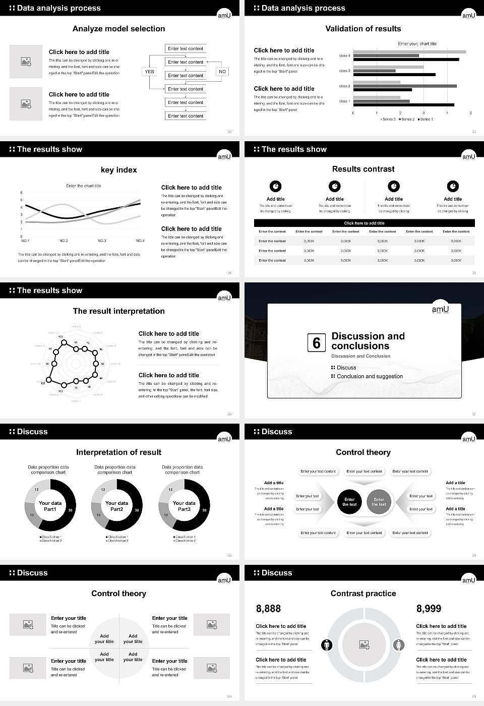 Aix-Marseille University Graduation Thesis Defense PPT Template16:9 ratio PPT effect preview image5