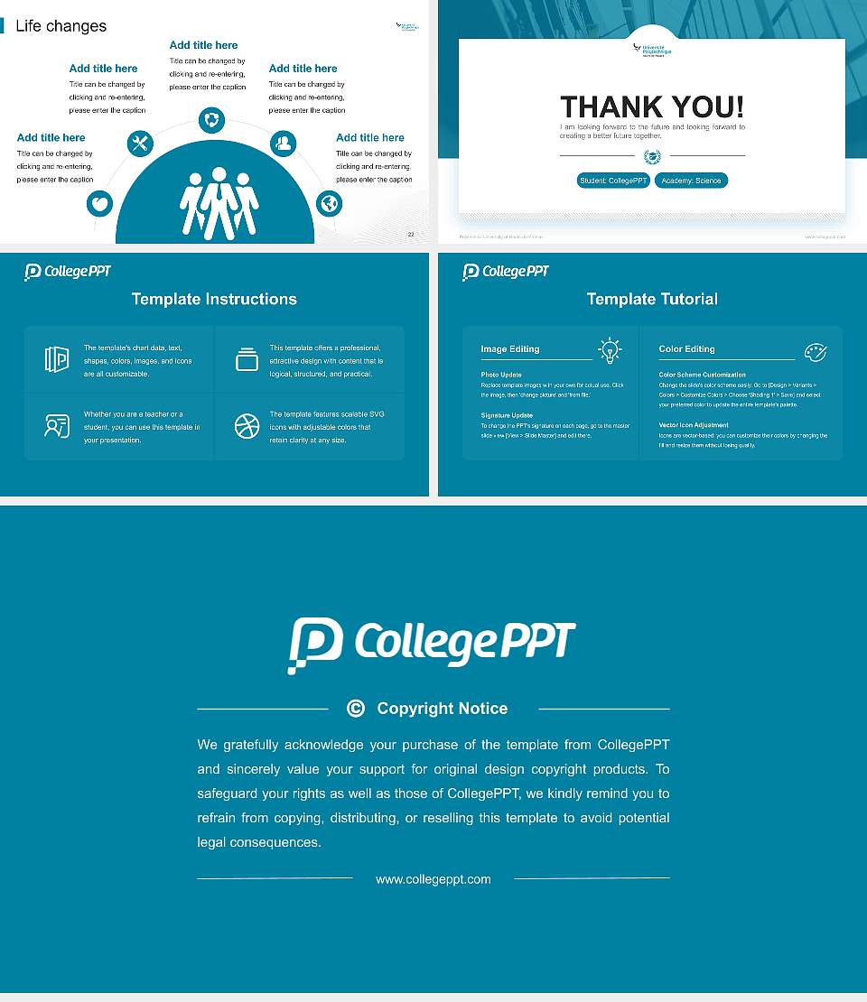 Polytechnic University of Hauts-de-France National Scholarship Defense PPT Template16:9 ratio PPT effect preview image4