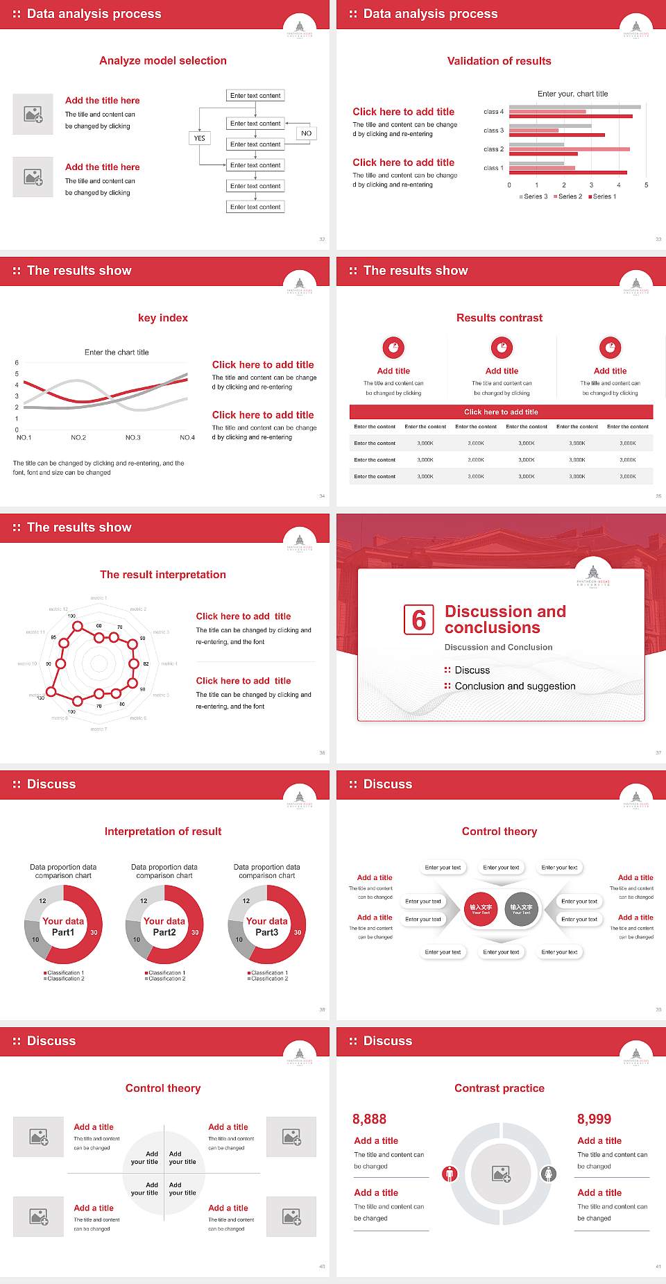 Panthéon-Assas University Graduation Thesis Defense PPT Template4:3 ratio PPT effect preview image5