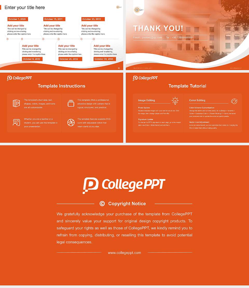 Claude Bernard University Lyon 1 Lecture Sharing and Networking Event PPT Template16:9 ratio PPT effect preview image4