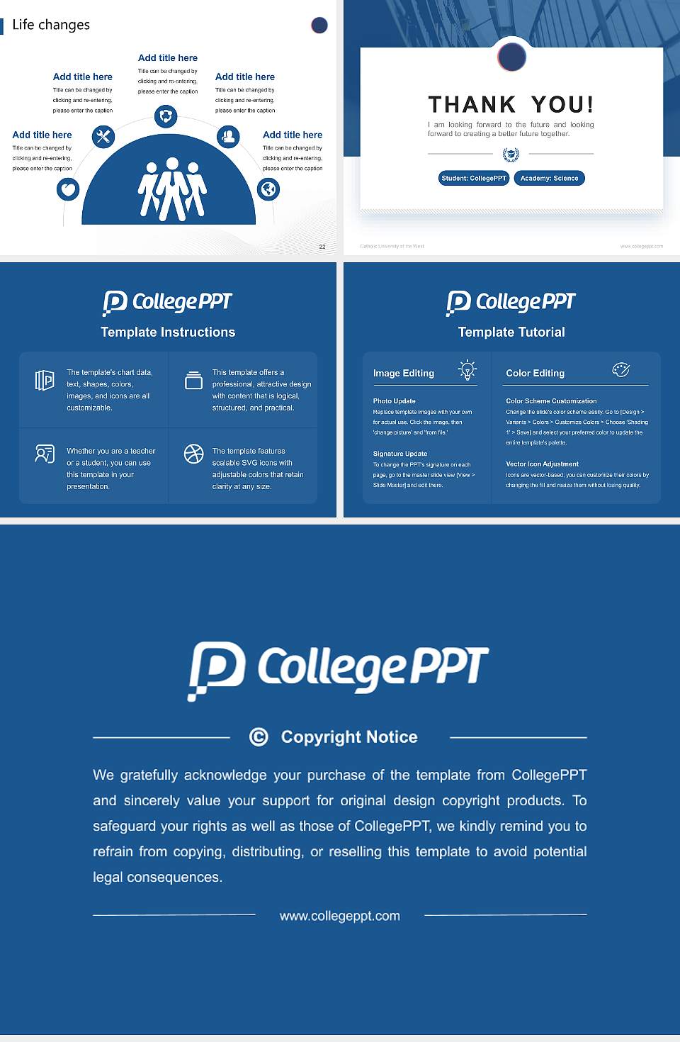 Catholic University of the West National Scholarship Defense PPT Template4:3 ratio PPT effect preview image4