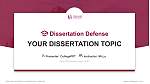 Paris Cité University Disputation Powerpoint Vorlage