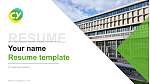 CY Cergy Paris University Resume Templat PPT
