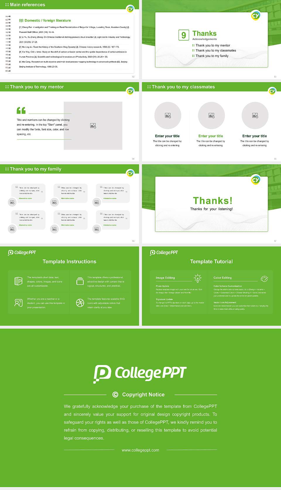 CY Cergy Paris University Graduation Thesis Defense PPT Template16:9 ratio PPT effect preview image7