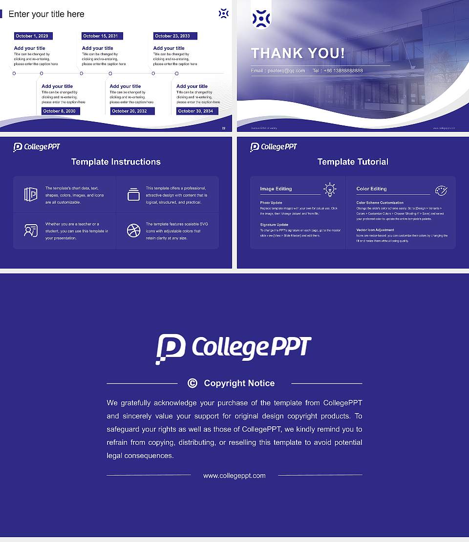 Gustave Eiffel University Lecture Sharing and Networking Event PPT Template16:9 ratio PPT effect preview image4
