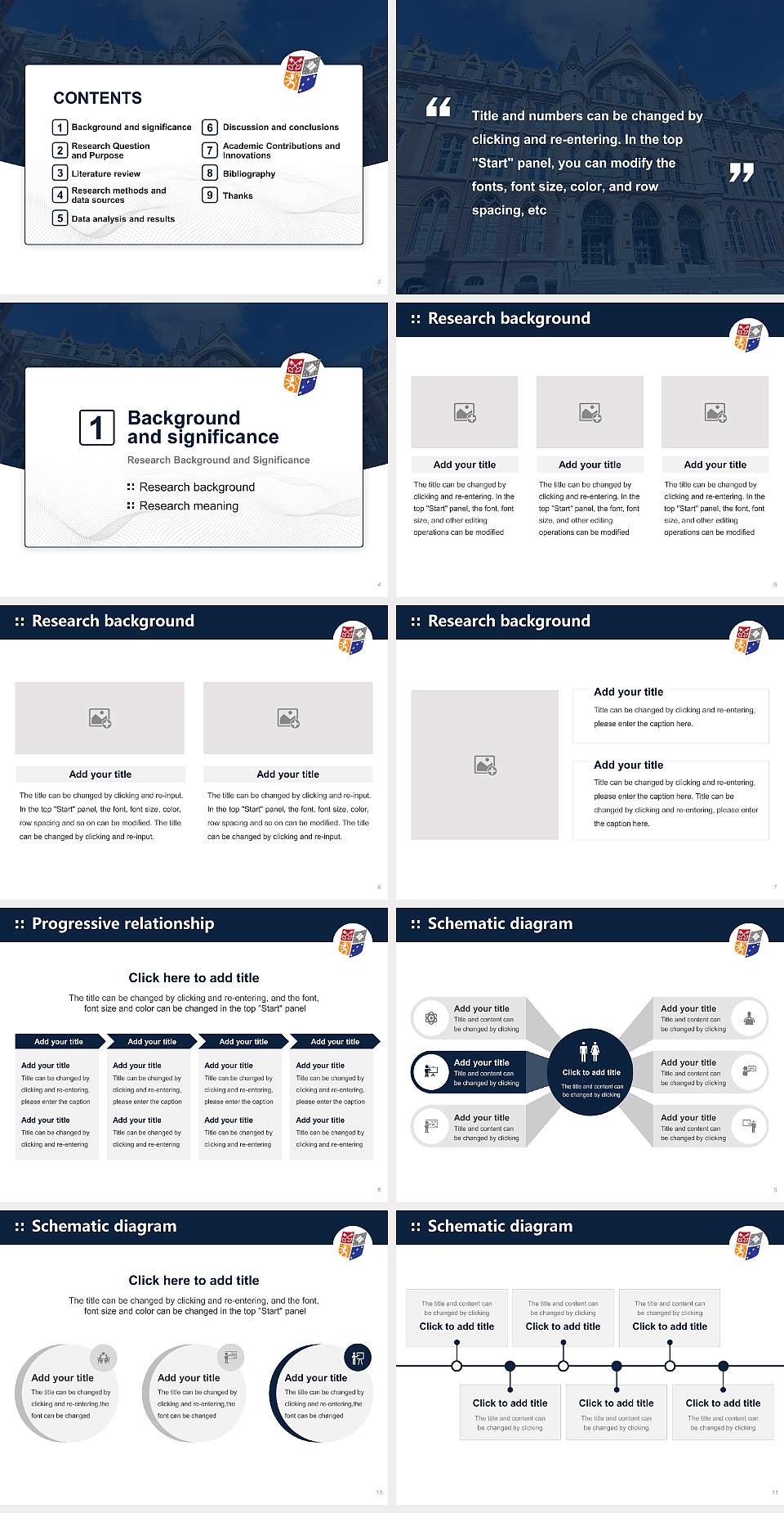 Catholic University of Lille Graduation Thesis Defense PPT Template4:3 ratio PPT effect preview image2