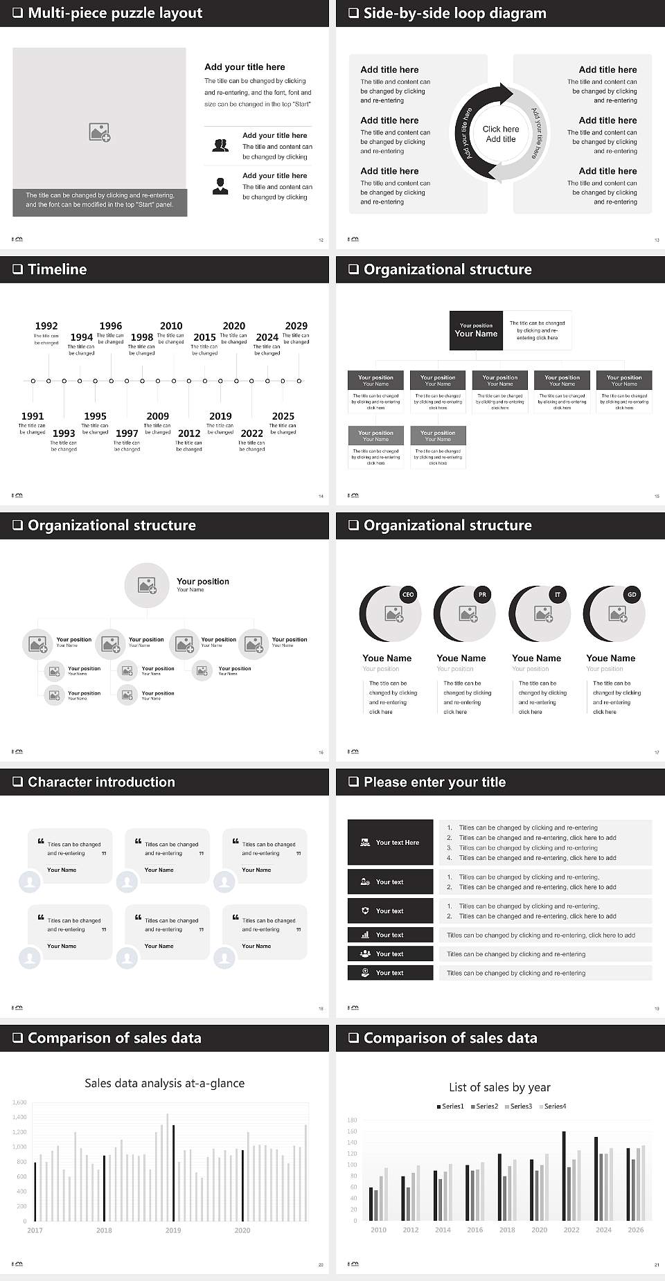 Jean Moulin University Lyon 3 General PPT Template4:3 ratio PPT effect preview image3