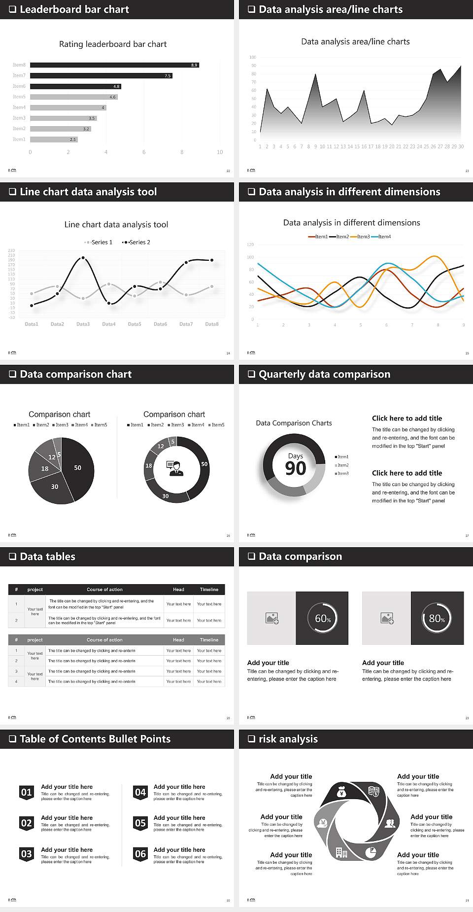 Jean Moulin University Lyon 3 General PPT Template4:3 ratio PPT effect preview image4