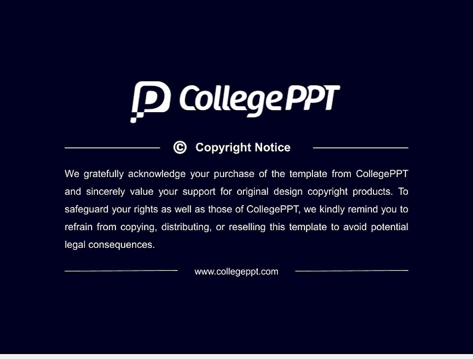 Champollion National University Institute Resume PPT Template4:3 ratio PPT effect preview image5