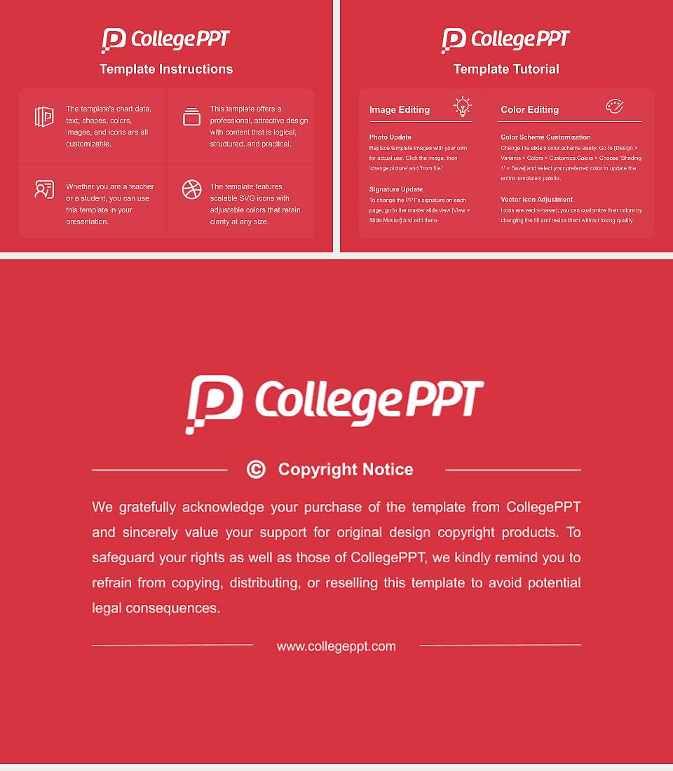 Panthéon-Assas University Course/Courseware Creation PPT Template4:3 ratio PPT effect preview image5
