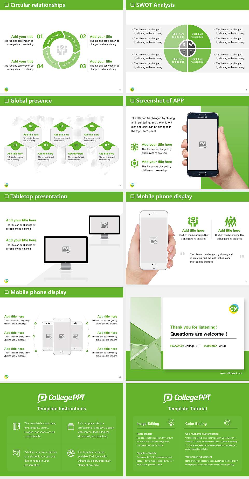 CY Cergy Paris University General PPT Template4:3 ratio PPT effect preview image5