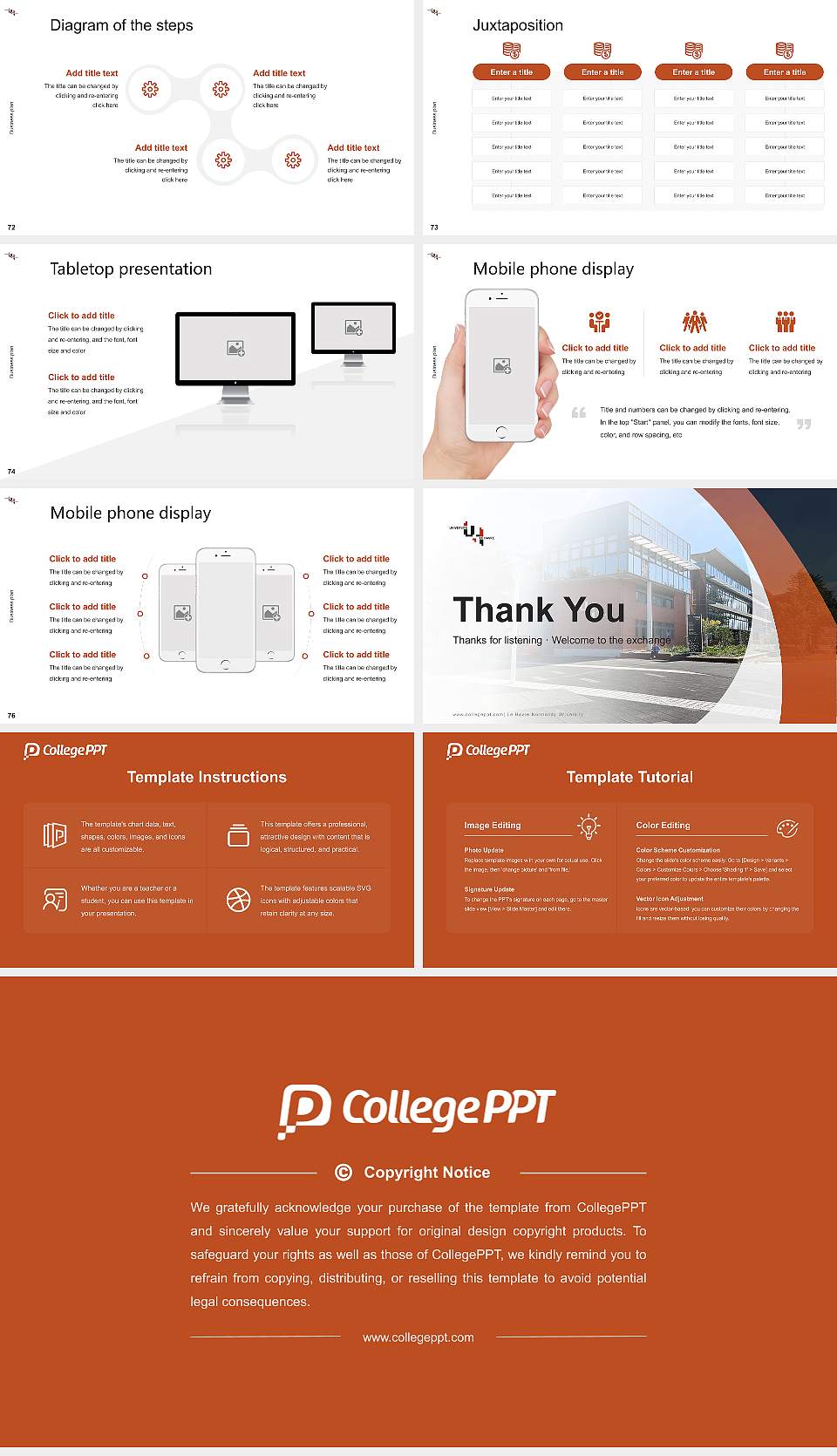 Le Havre Normandy University Competition/Entrepreneurship Contest PPT Template16:9 ratio PPT effect preview image9