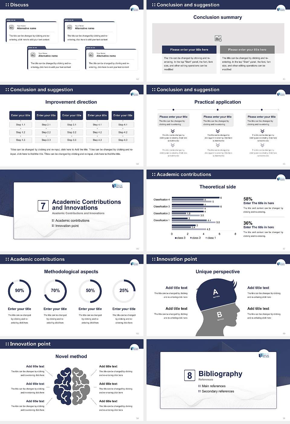 Sorbonne Paris North University Graduation Thesis Defense PPT Template16:9 ratio PPT effect preview image6