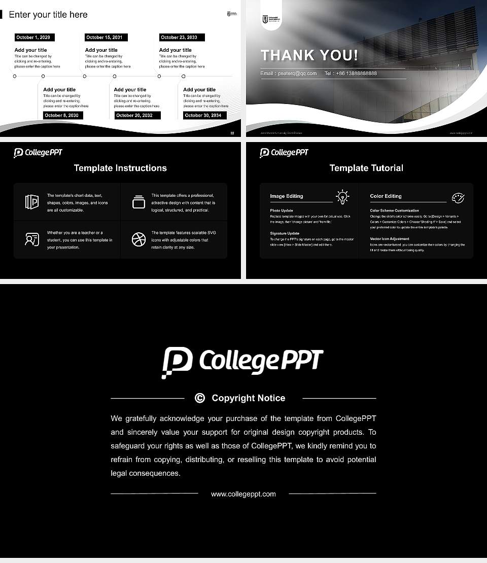 Jean Monnet University Saint-Étienne Lecture Sharing and Networking Event PPT Template16:9 ratio PPT effect preview image4