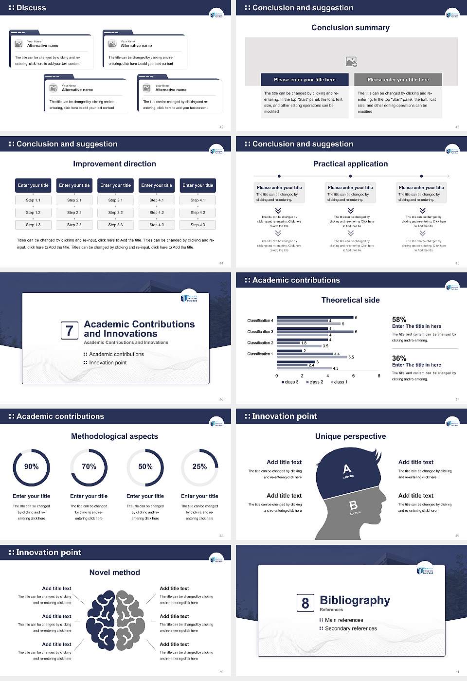 Sorbonne Paris North University – Bobigny campus Graduation Thesis Defense PPT Template16:9 ratio PPT effect preview image6