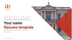 Avignon University Resume Templat PPT