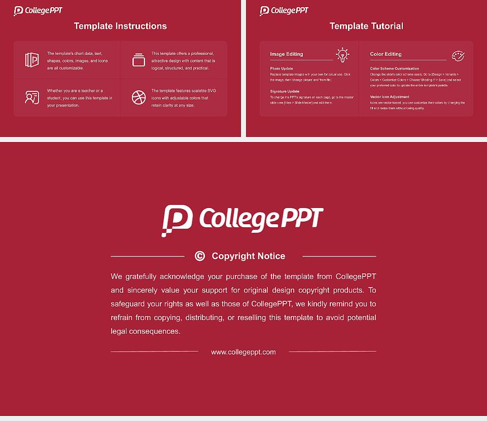 Catholic University of Lyon Course/Courseware Creation PPT Template16:9 ratio PPT effect preview image5