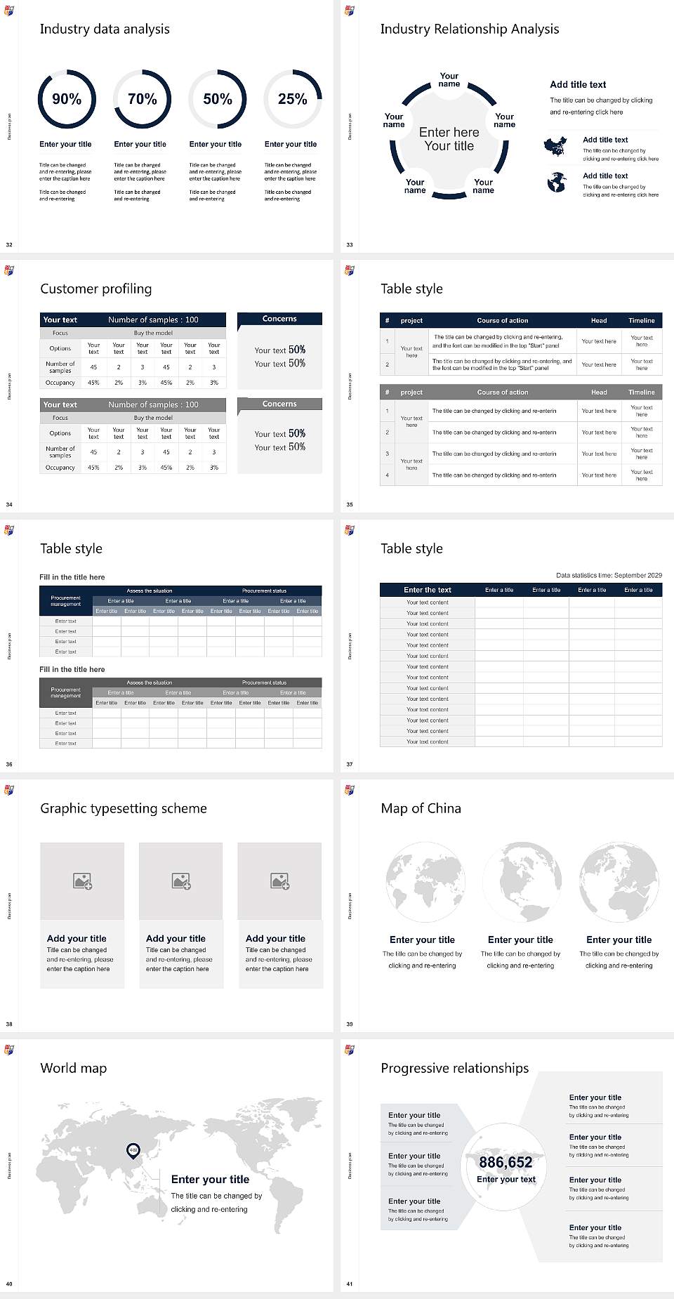 Catholic University of Lille Competition/Entrepreneurship Contest PPT Template4:3 ratio PPT effect preview image5
