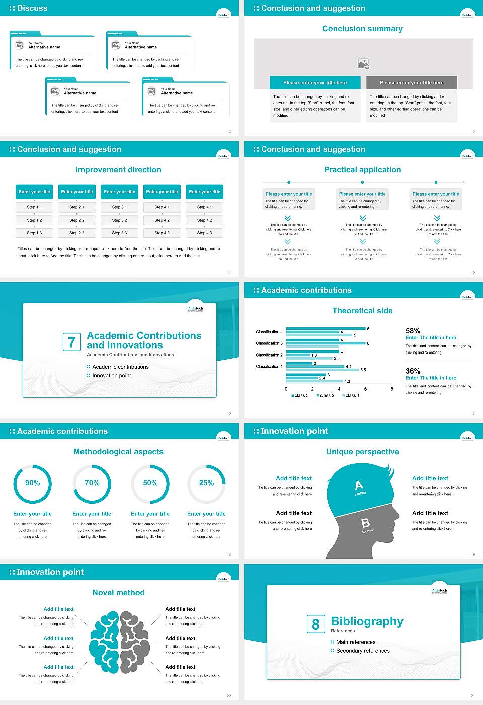 Paris Institute of Technology Graduation Thesis Defense PPT Template16:9 ratio PPT effect preview image6