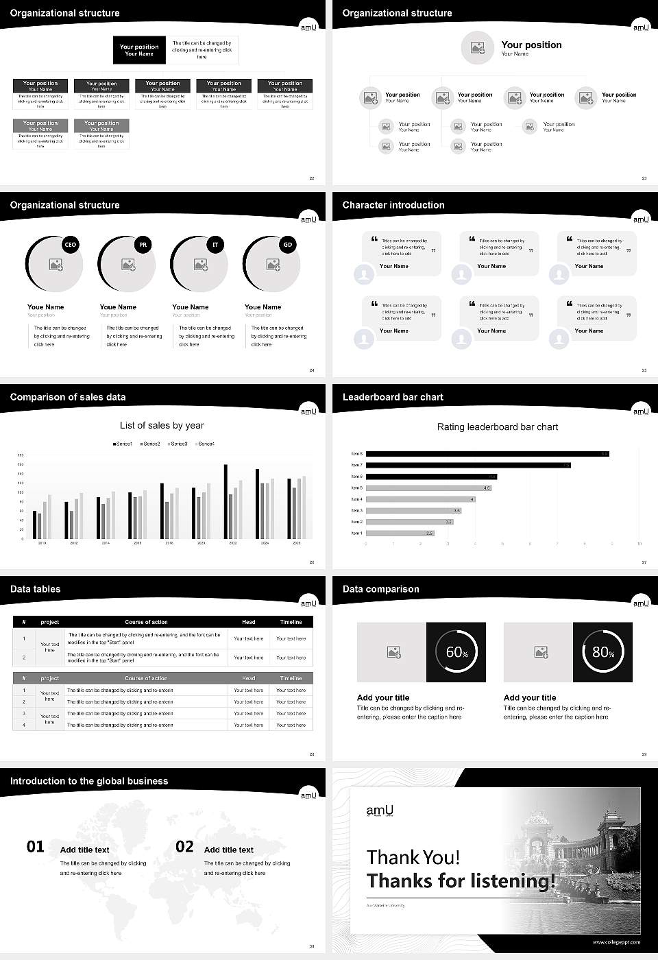 Aix-Marseille University Academic Presentation/Research Findings Report PPT Template16:9 ratio PPT effect preview image4