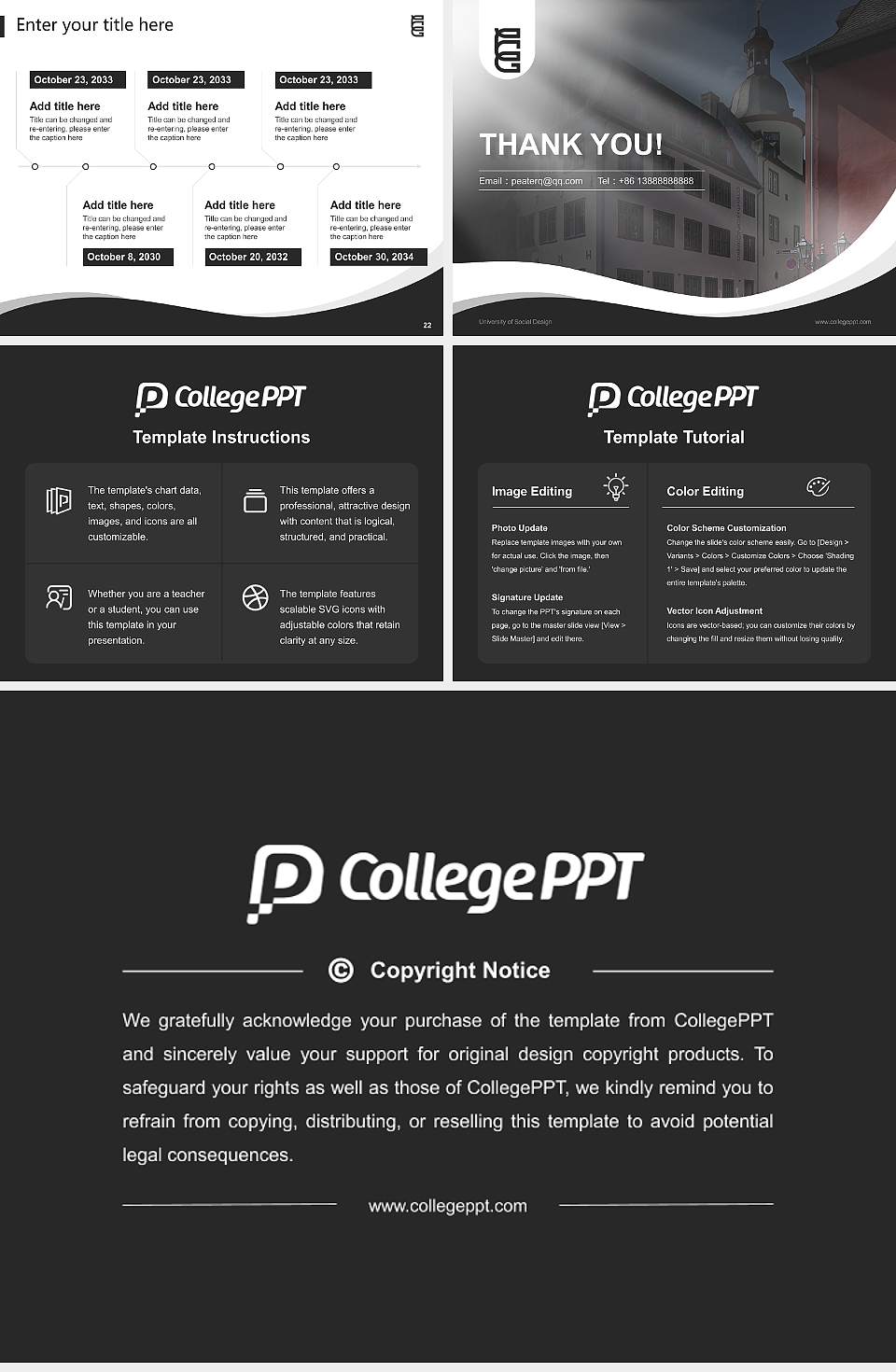 University of Social Design Lecture Sharing and Networking Event PPT Template4:3 ratio PPT effect preview image4