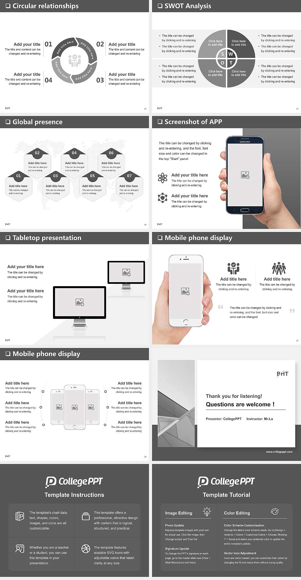 Berlin University of Applied Sciences and Technology General PPT Template4:3 ratio PPT effect preview image5