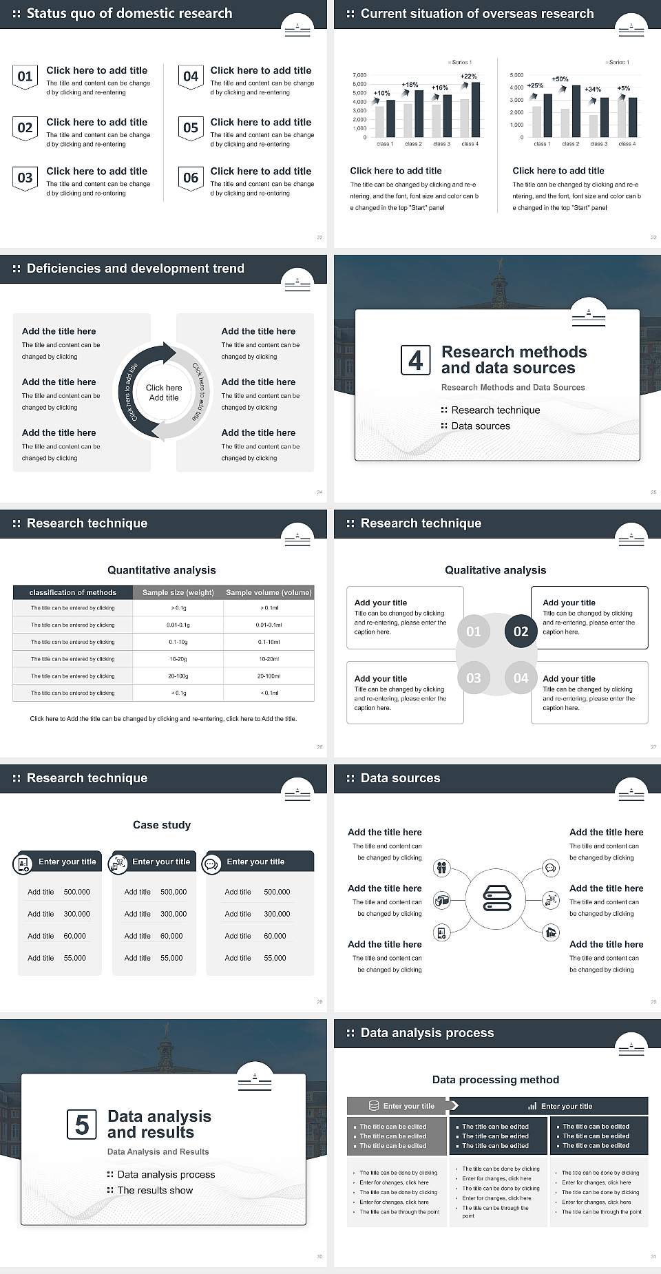 University of Münster Graduation Thesis Defense PPT Template4:3 ratio PPT effect preview image4